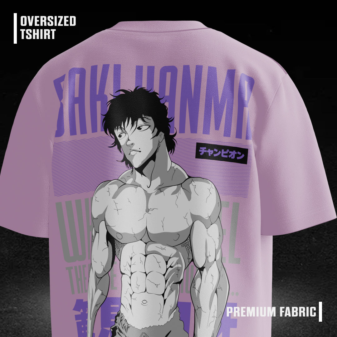 BAKI HANMA/OVERSIZE T- SHIRT