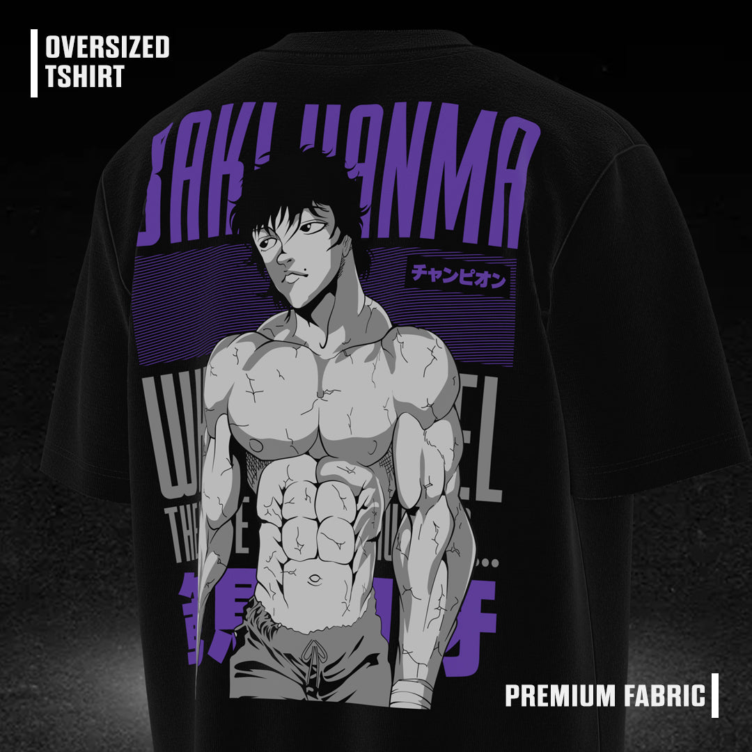BAKI HANMA/OVERSIZE T- SHIRT