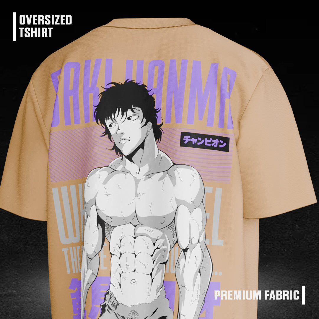 BAKI HANMA/OVERSIZE T- SHIRT