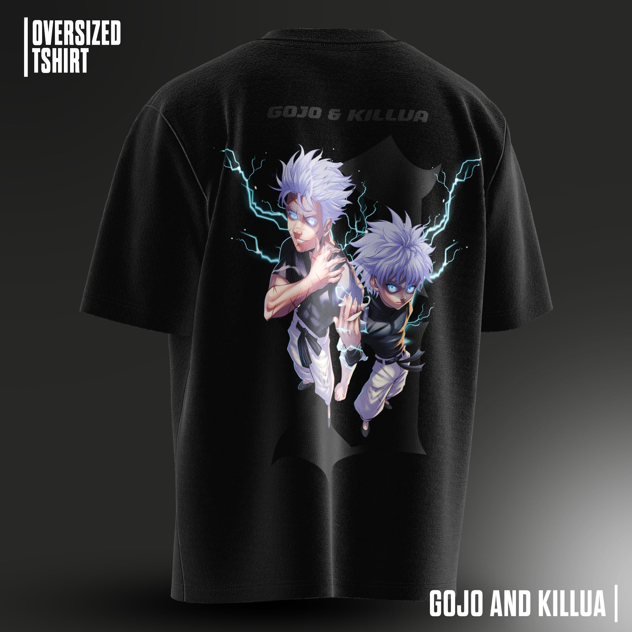 GOJO & KILLUA  /  OVERSIZE T-SHIRT