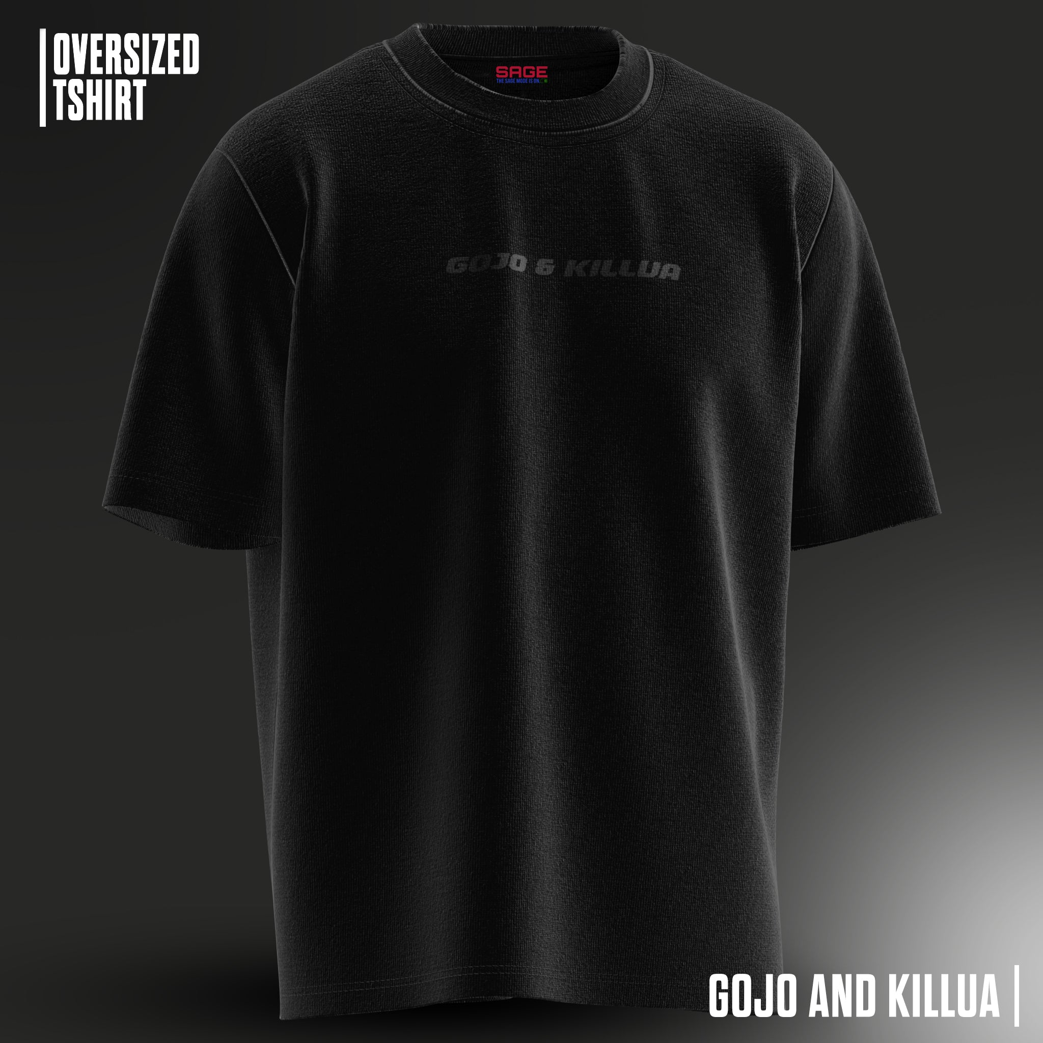 GOJO & KILLUA  /  OVERSIZE T-SHIRT