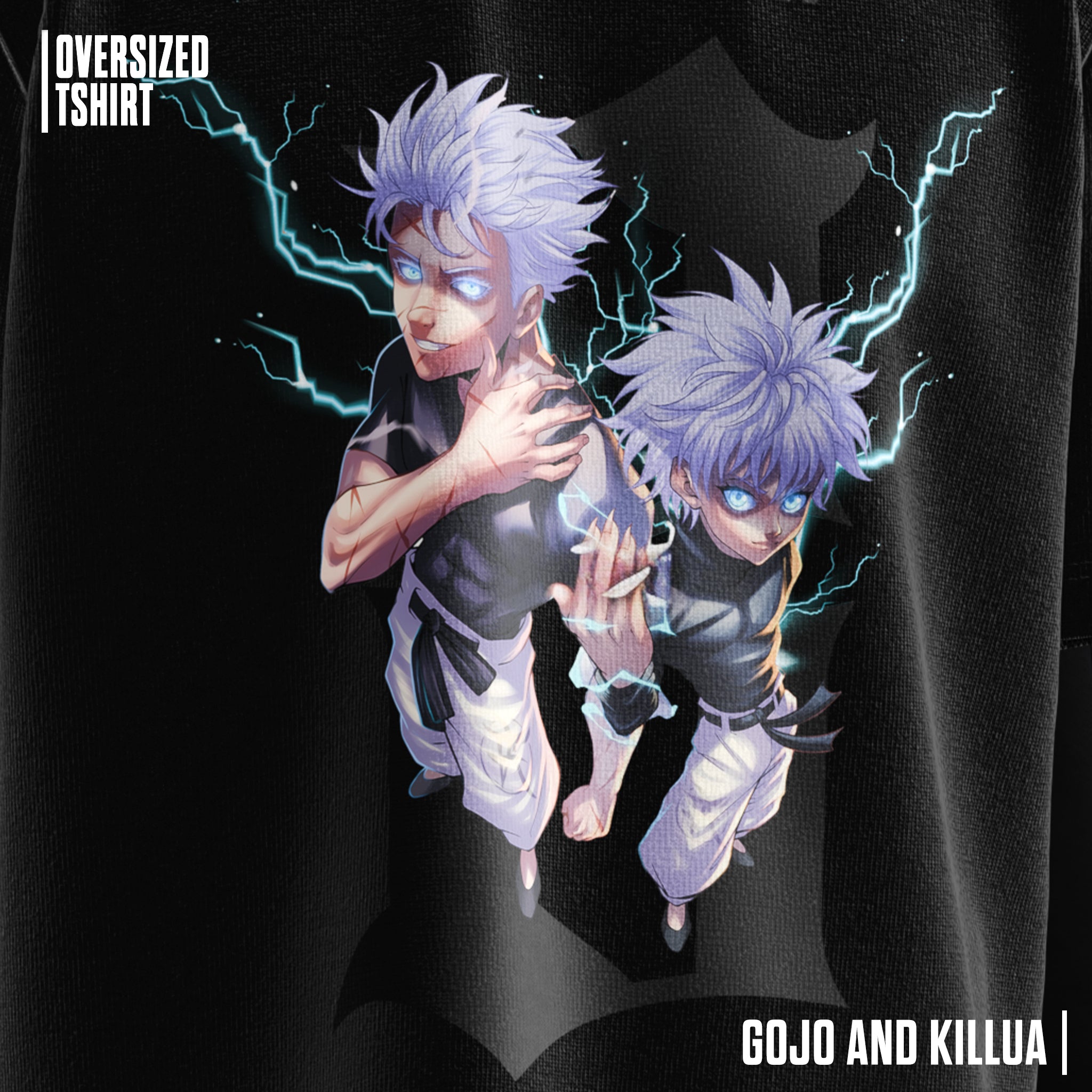 GOJO & KILLUA  /  OVERSIZE T-SHIRT